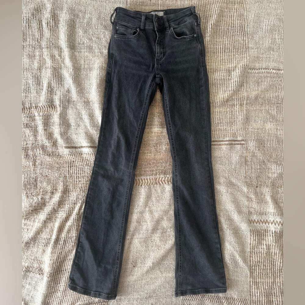 Free People Black Bootcut Jeans